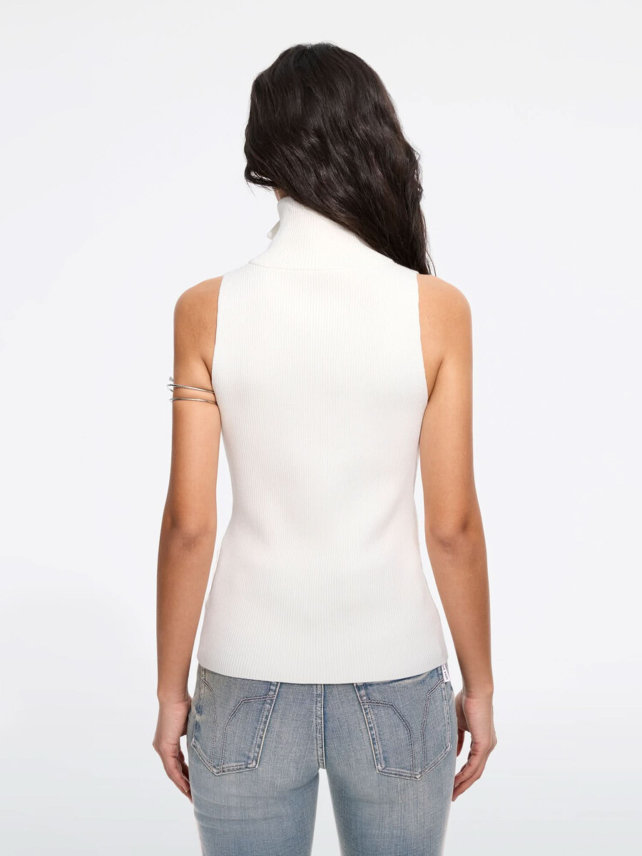 Ärmelloses stricktop