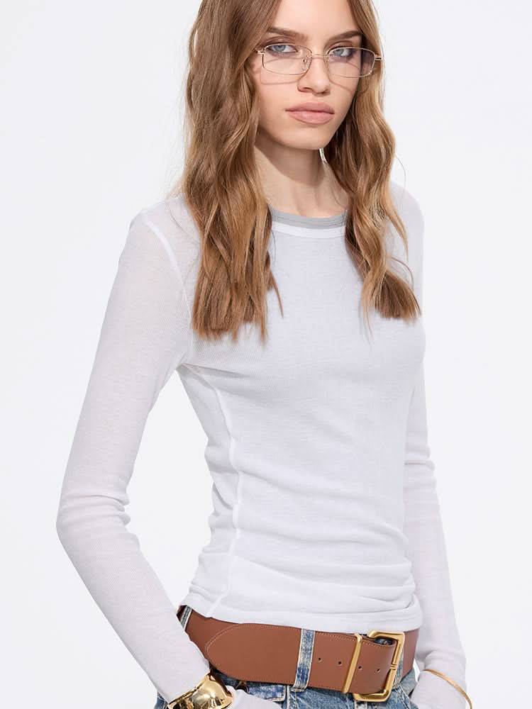 slim-fit t-shirt