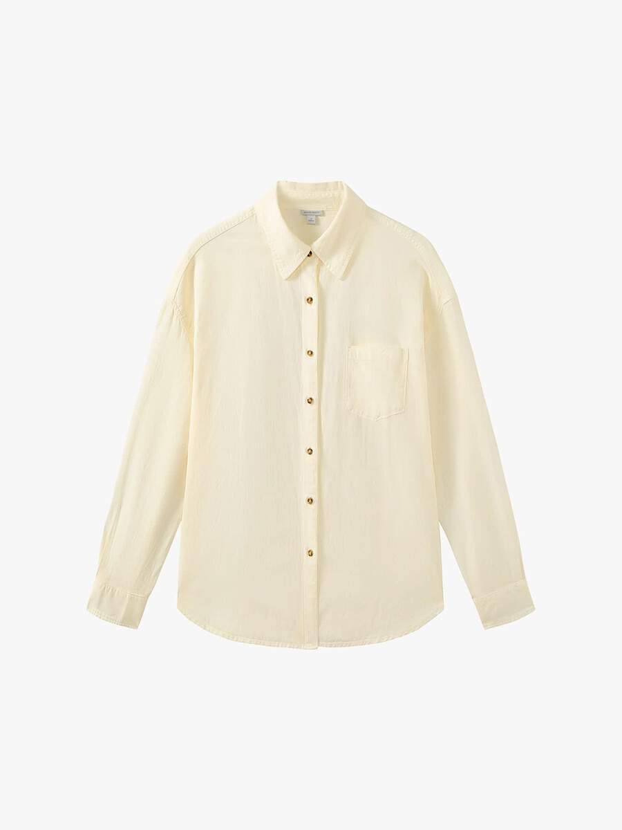 einreihiges jeanshemd