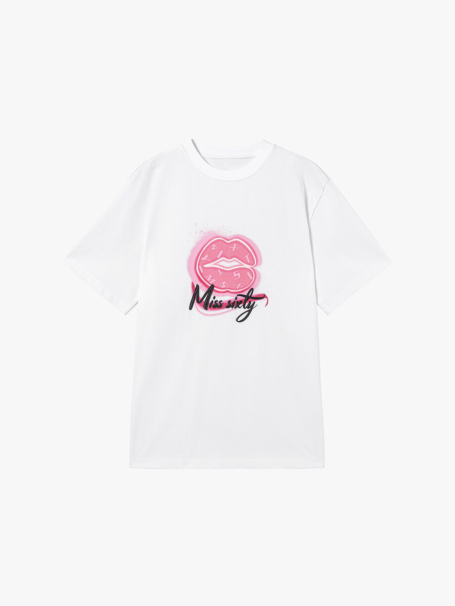 Übergroßes bedrucktes t-shirt