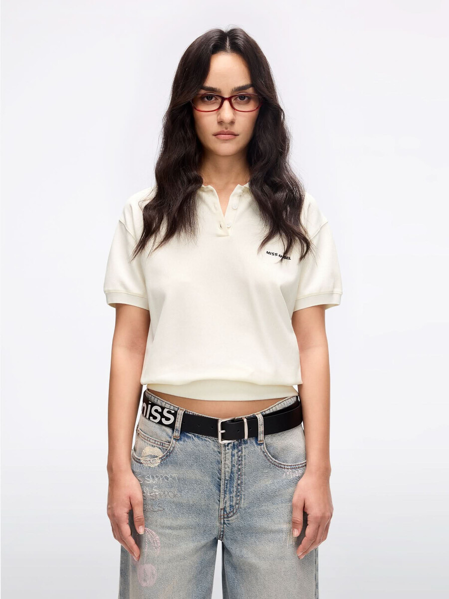 poloshirt mit engelsflügeln