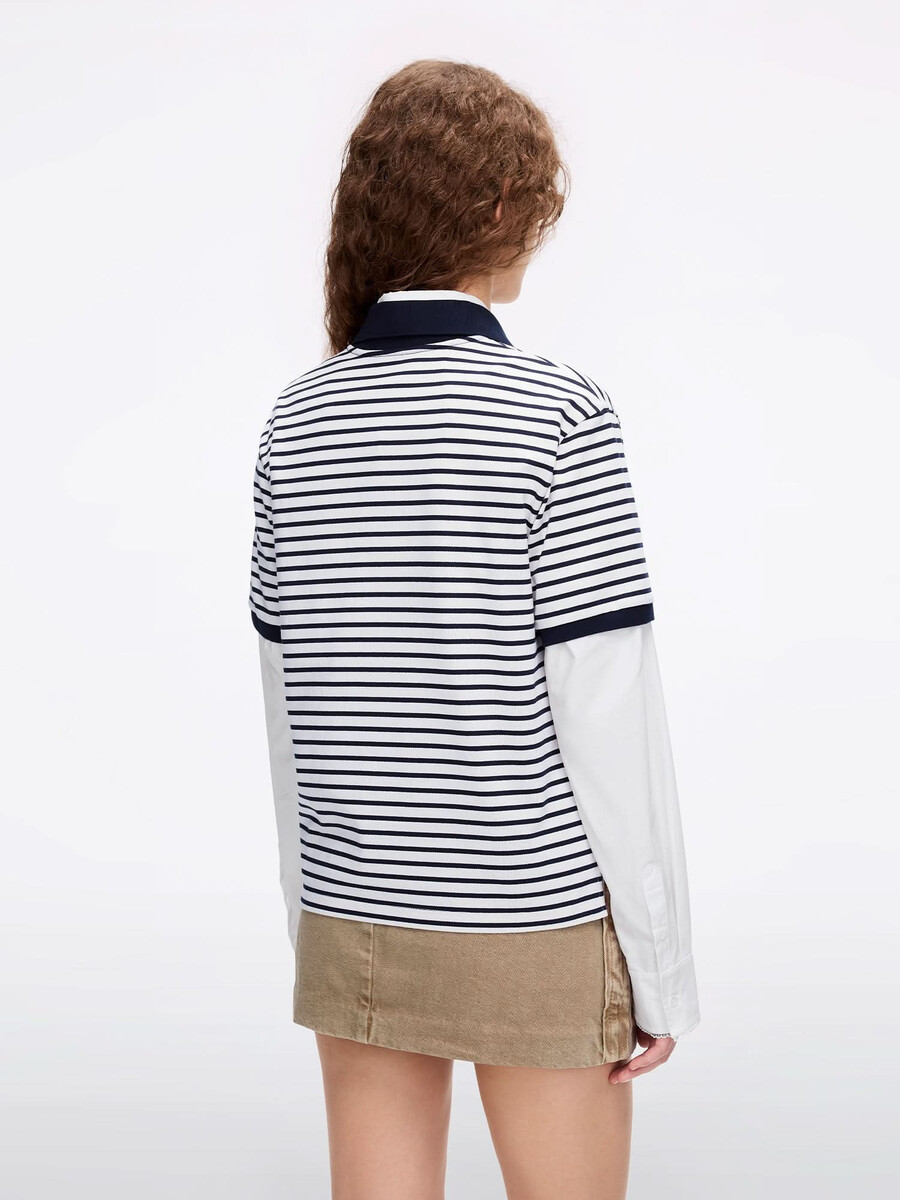 gestreiftes kurzarm-t-shirt
