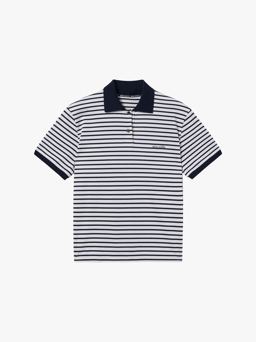 gestreiftes kurzarm-t-shirt