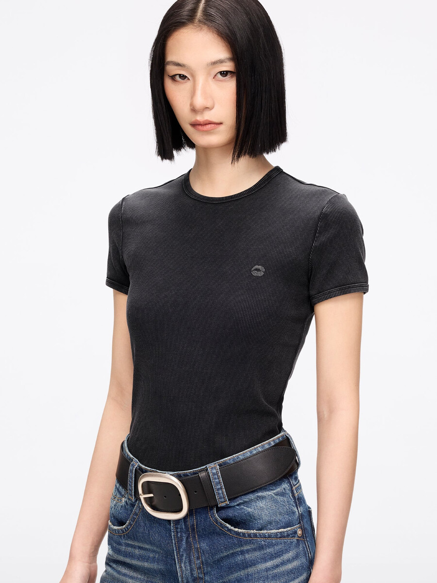 rundhals-t-shirt