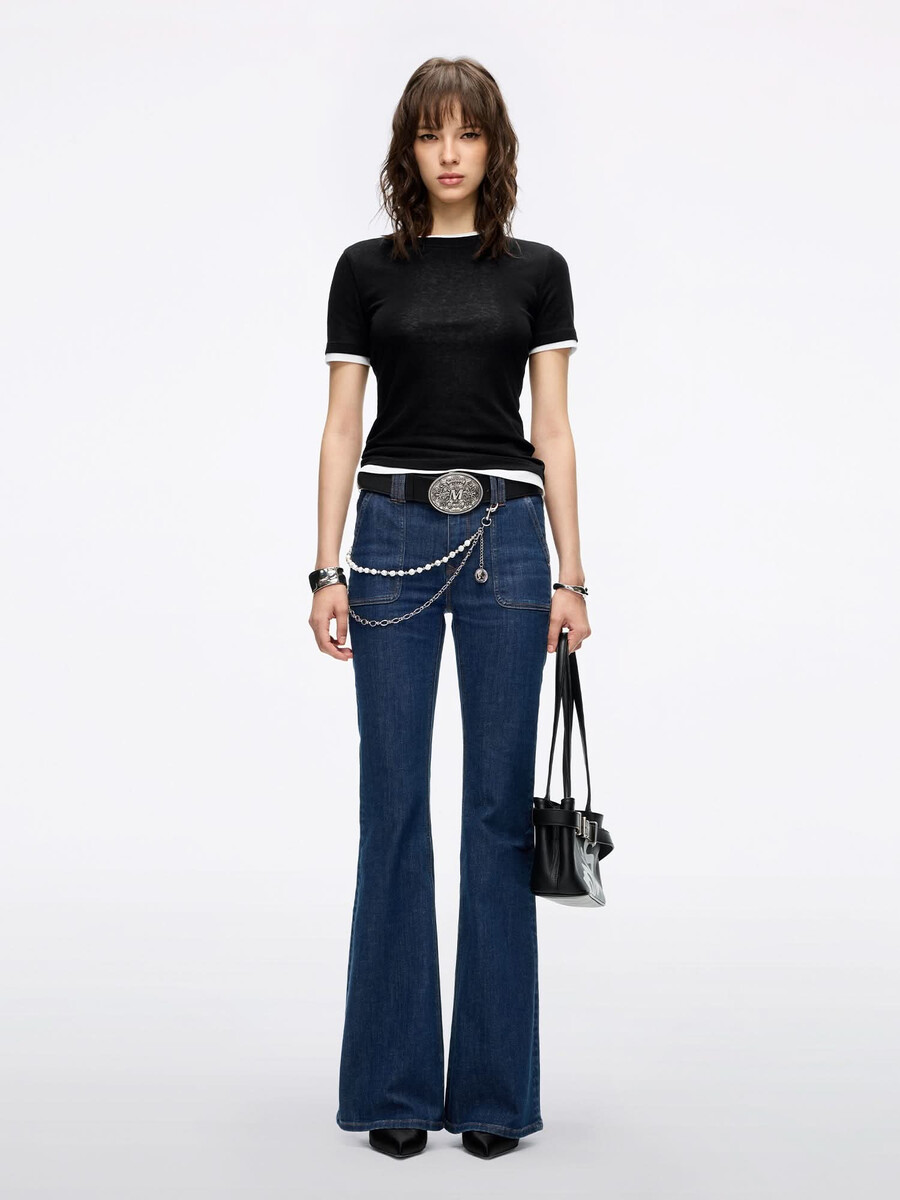 t-shirt mit lagenlook