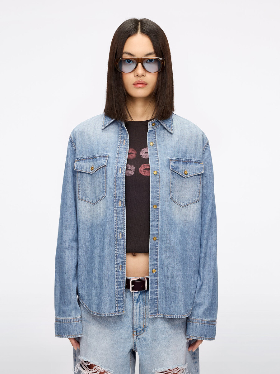 jeanshemd im used-look