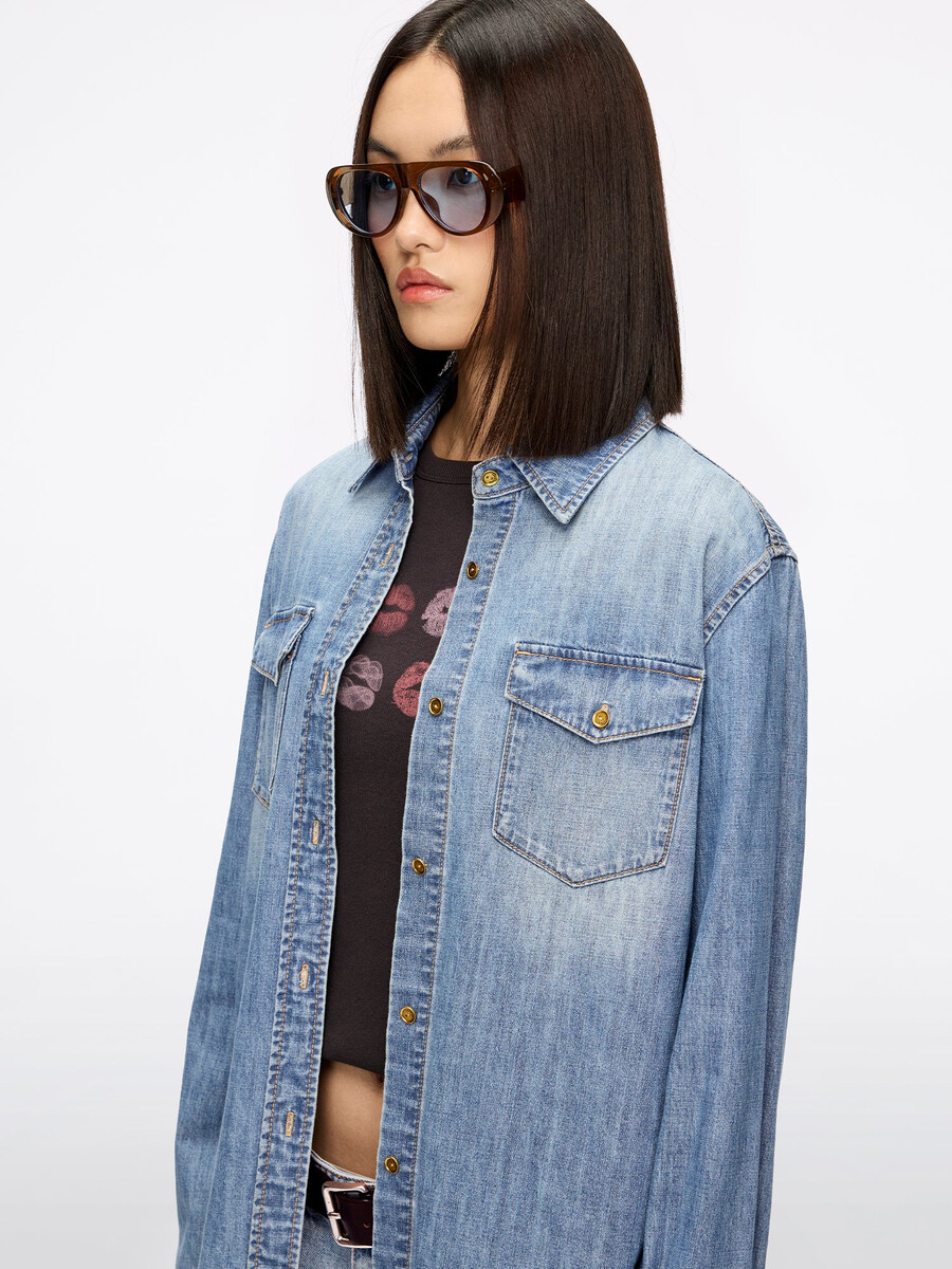 jeanshemd im used-look