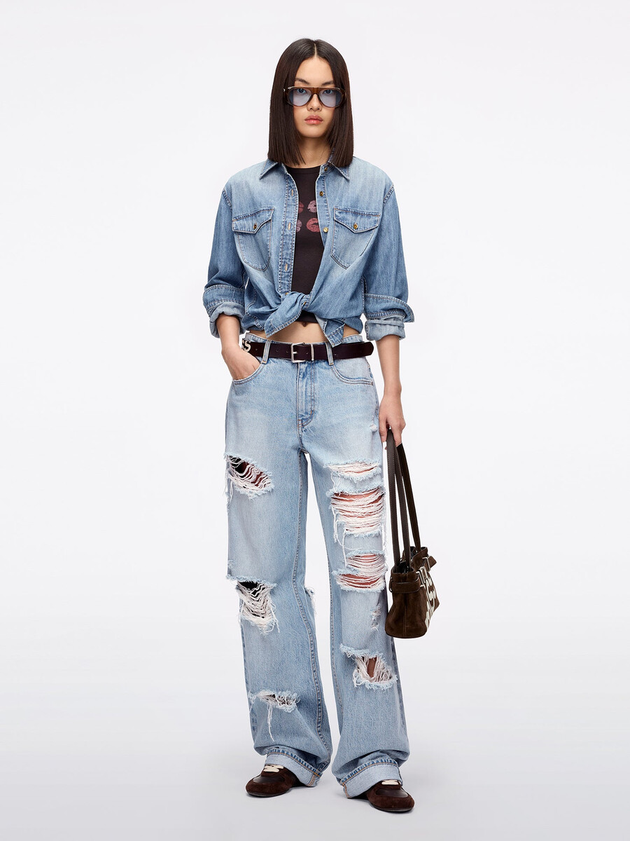 jeanshemd im used-look