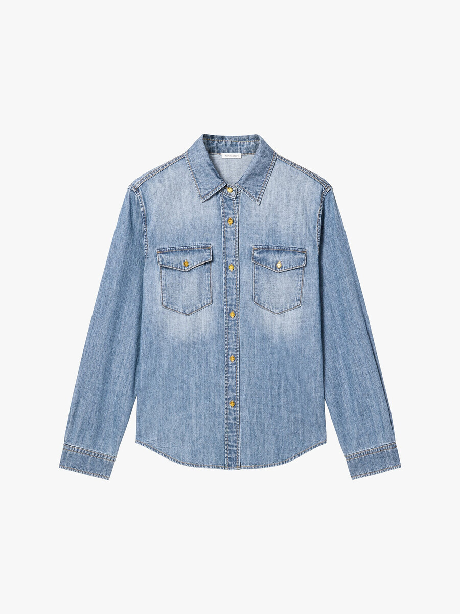 jeanshemd im used-look