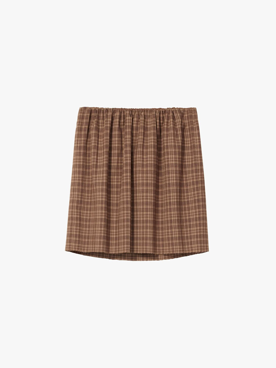 kariertes trägerloses top