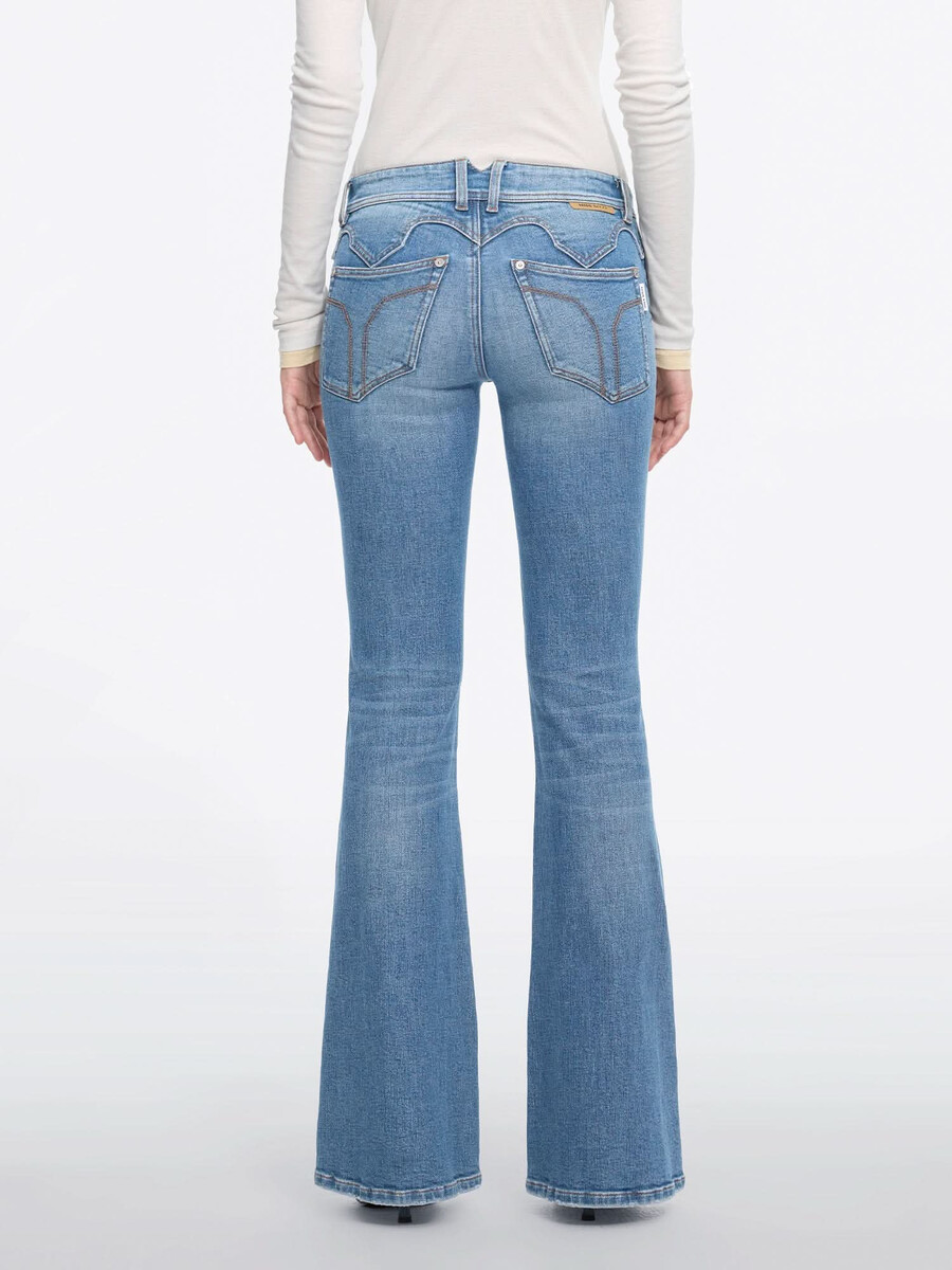 hüftjeans mit schlag - bella