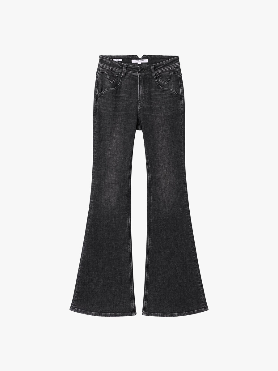 slim-fit schlagjeans - bella