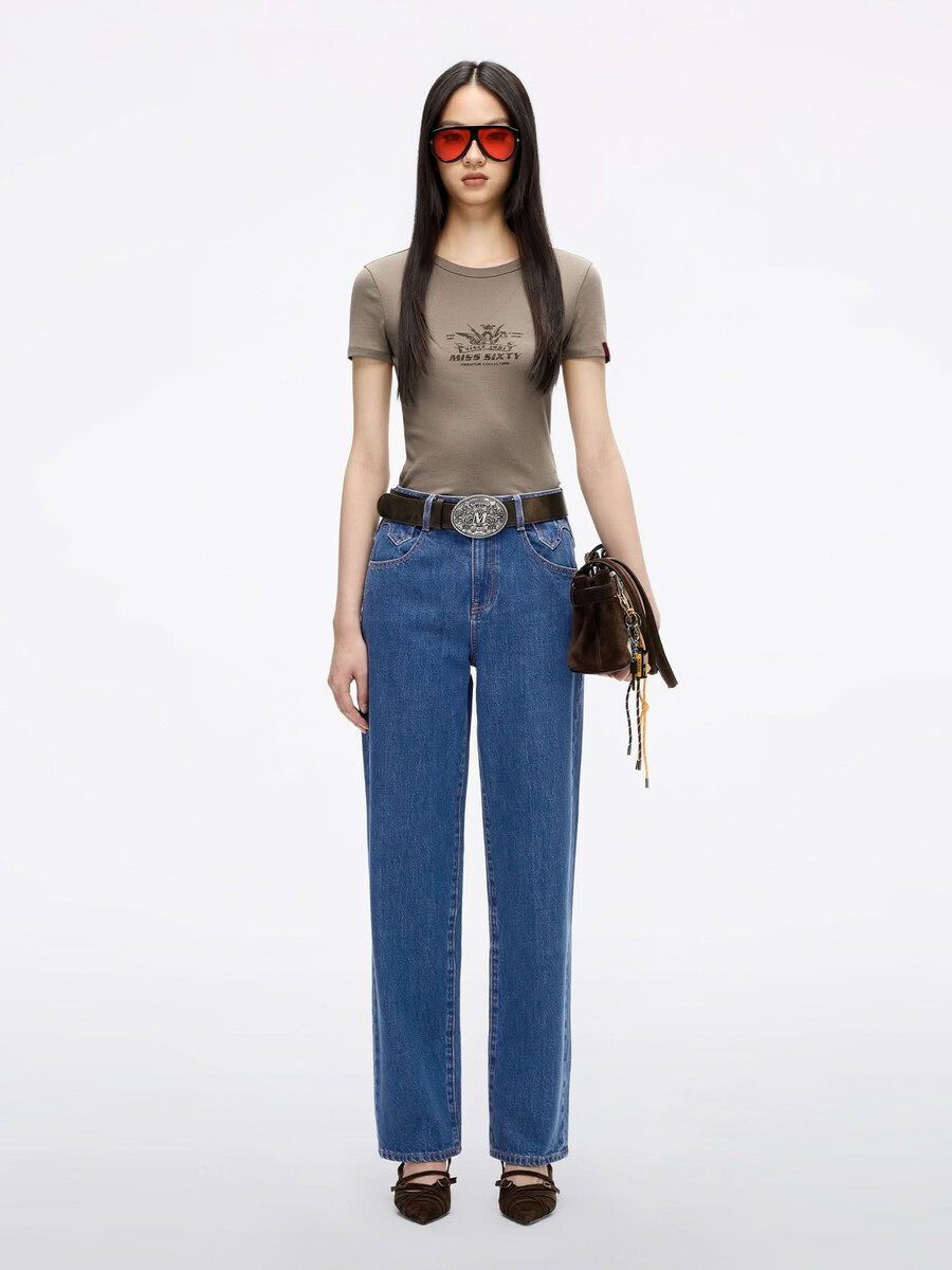 jeans im used-look - bella