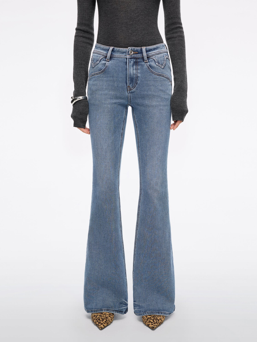 schmal ausgestellte jeans - bella