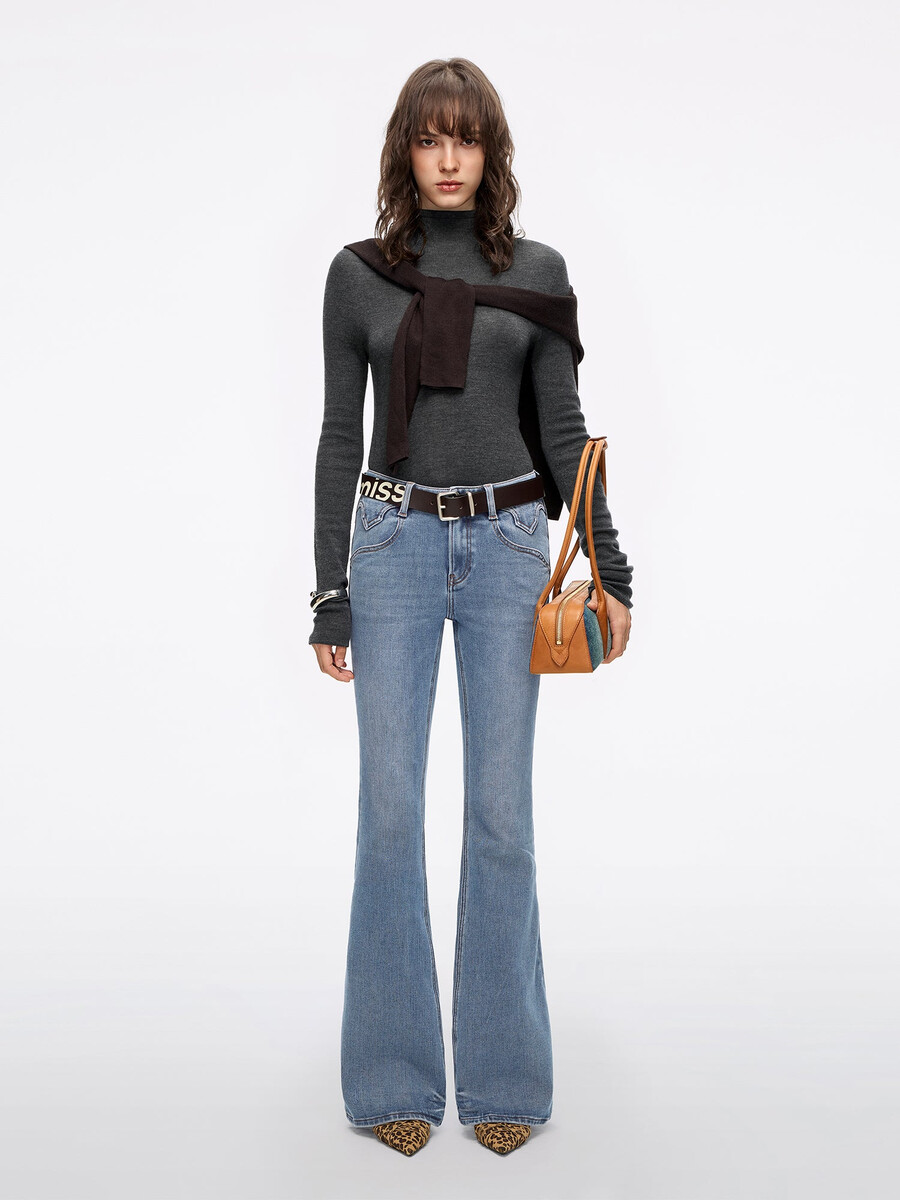 schmal ausgestellte jeans - bella