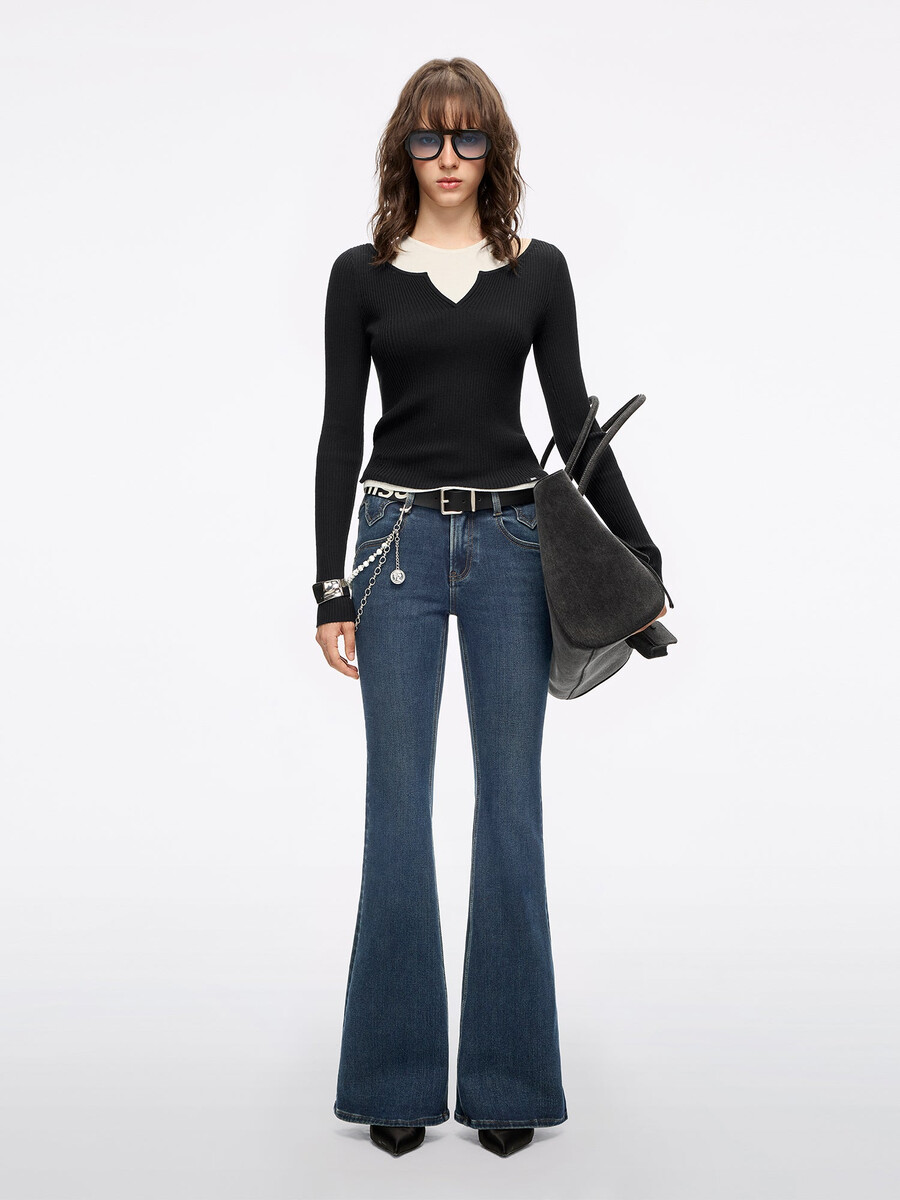 schmal ausgestellte jeans - bella