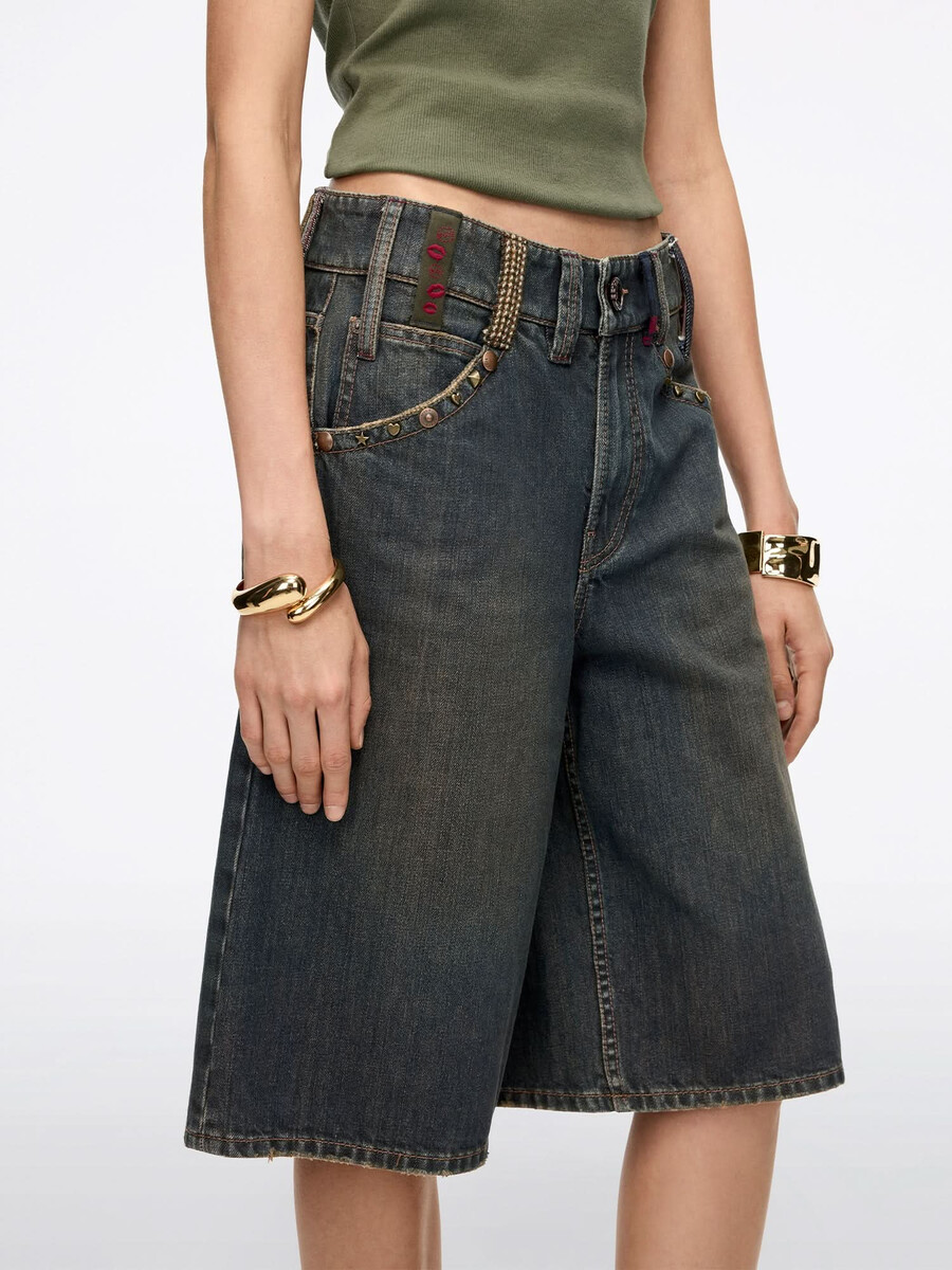 shorts mit gürtelschlaufen