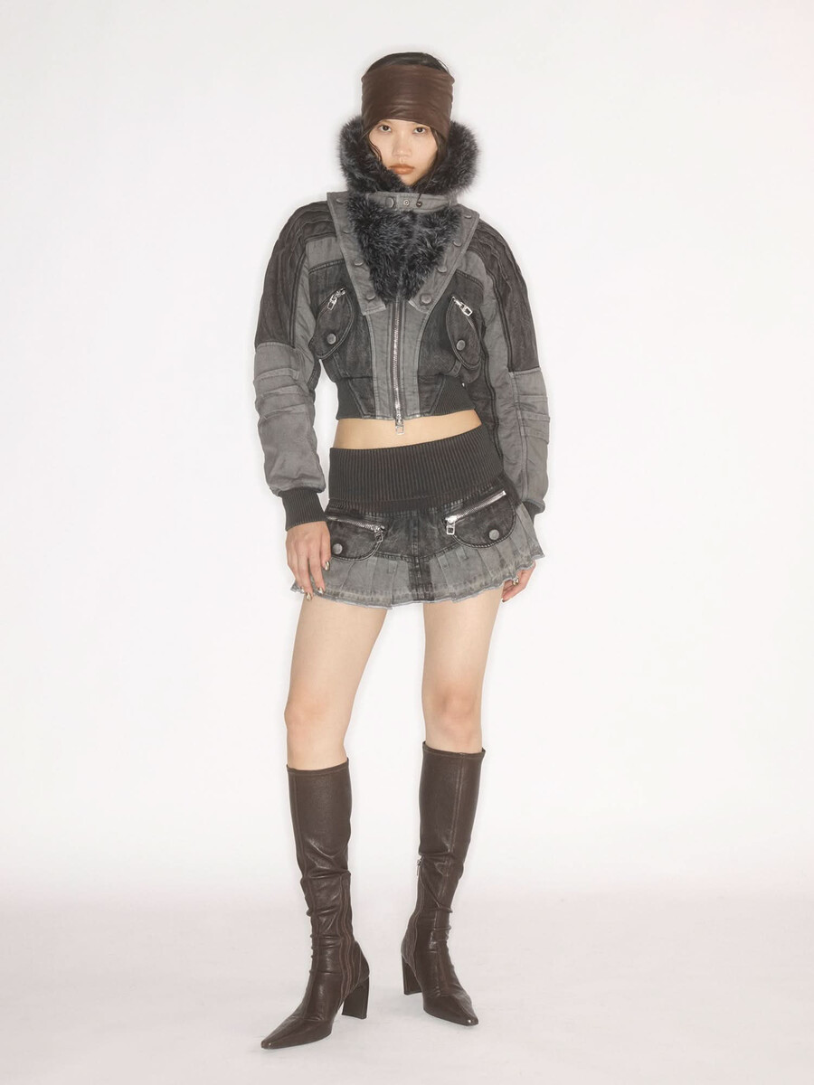 patchwork-jeansrock