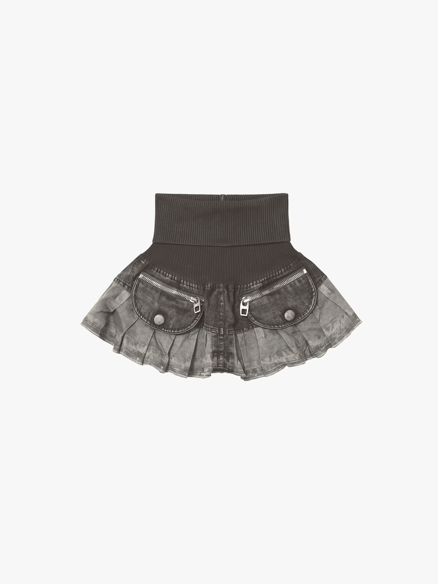 patchwork-jeansrock