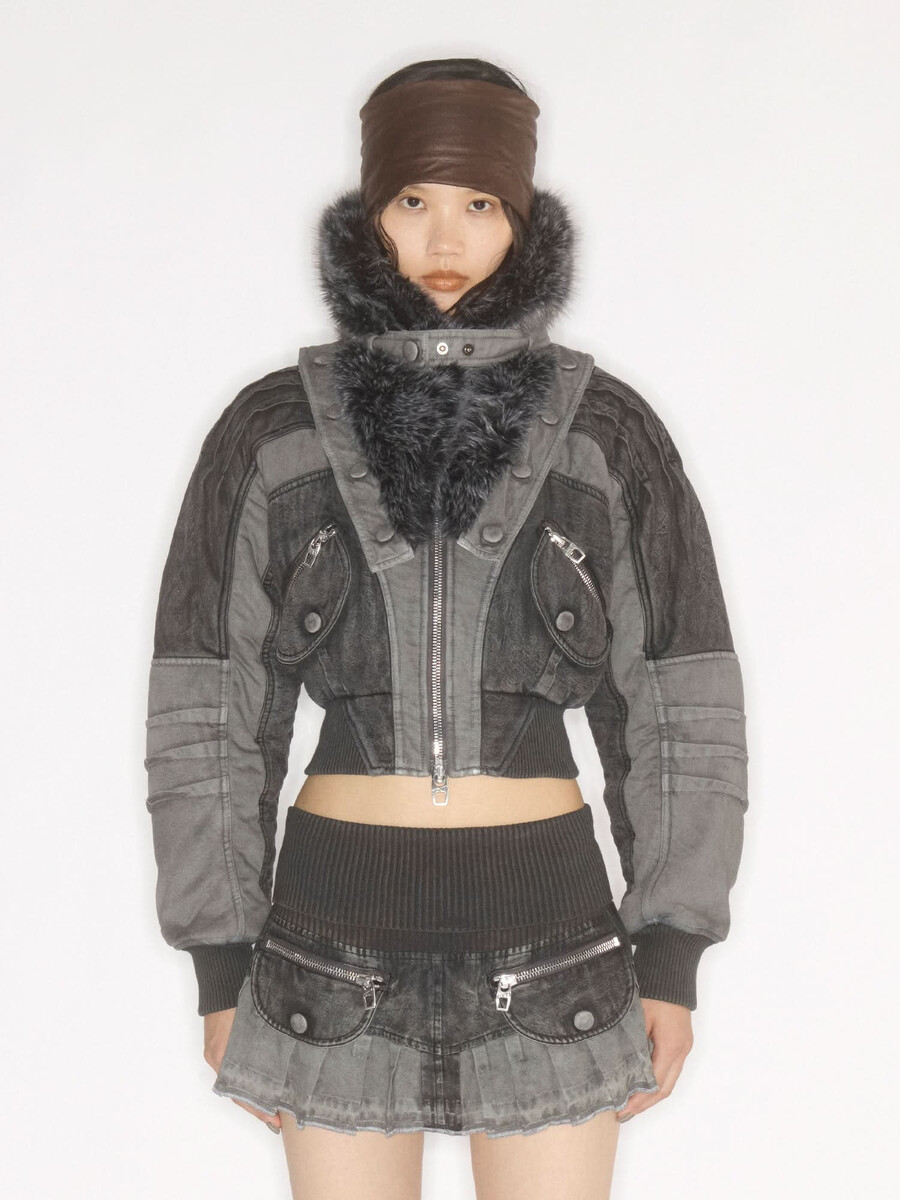 jacke mit reverskragen