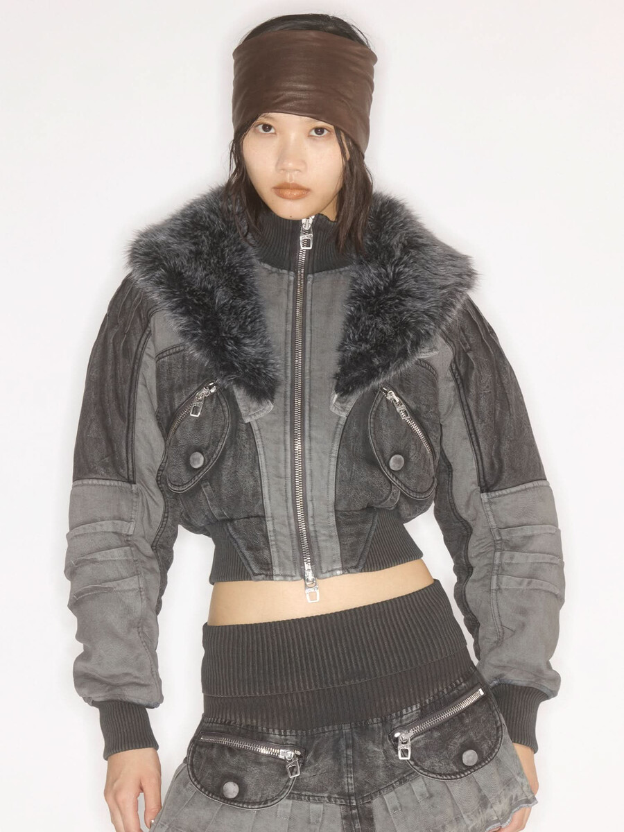 jacke mit reverskragen