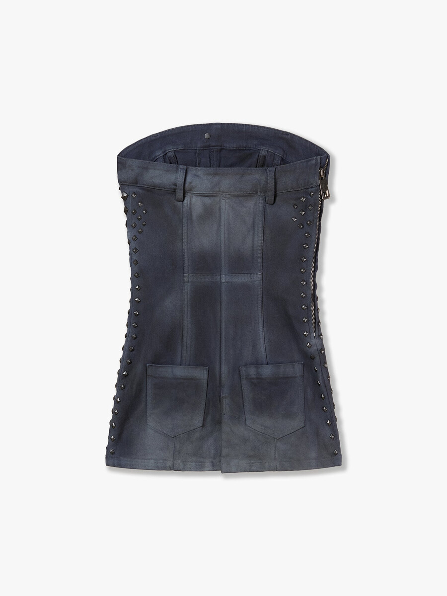 trägerloses kleid