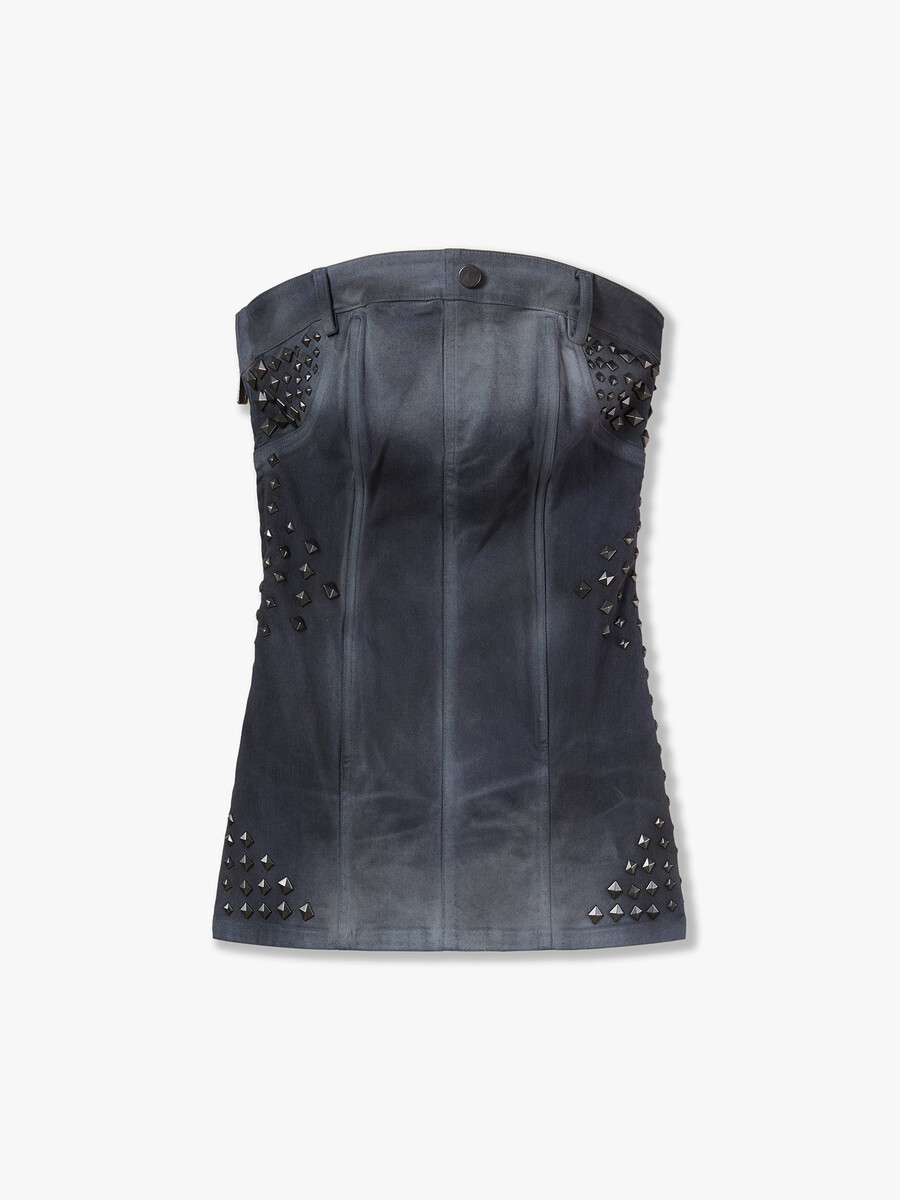 trägerloses kleid
