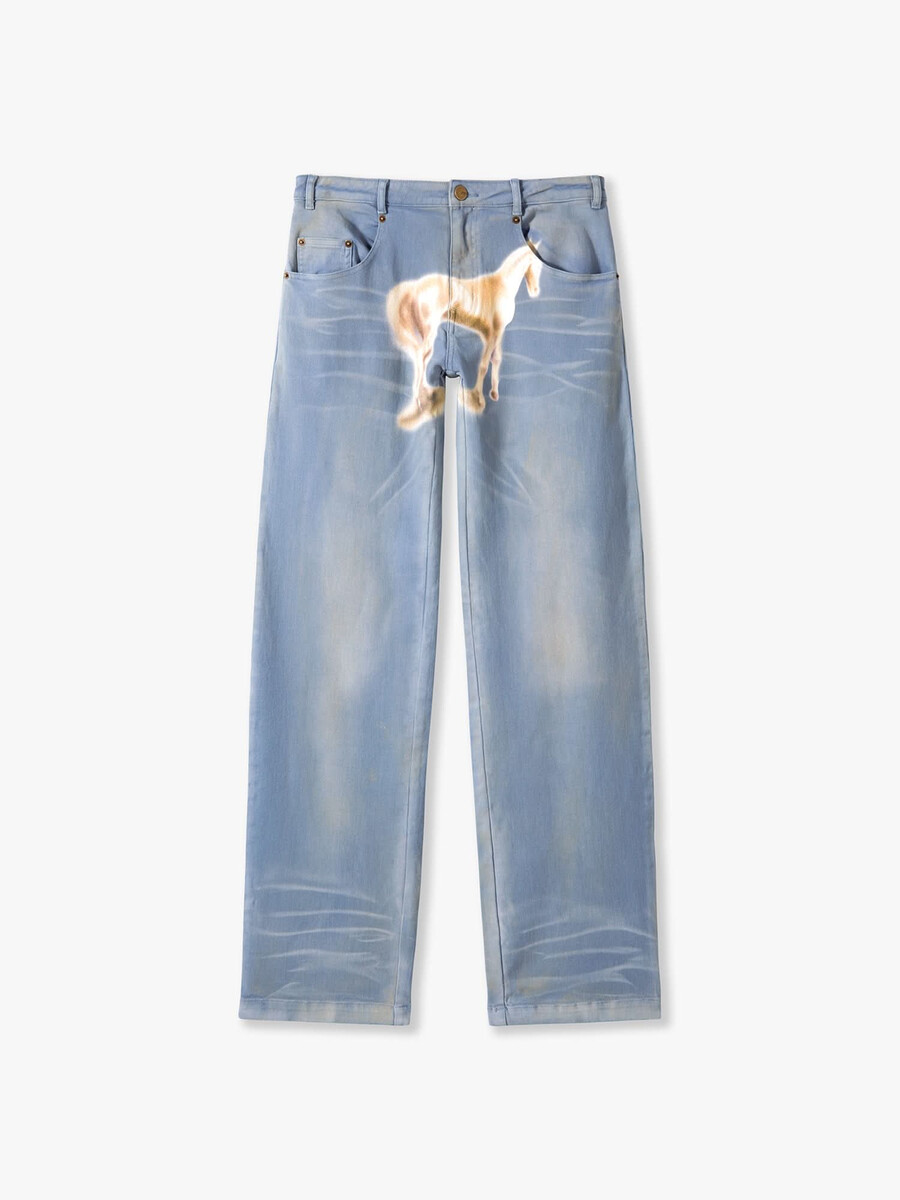 air spray straight leg jeans