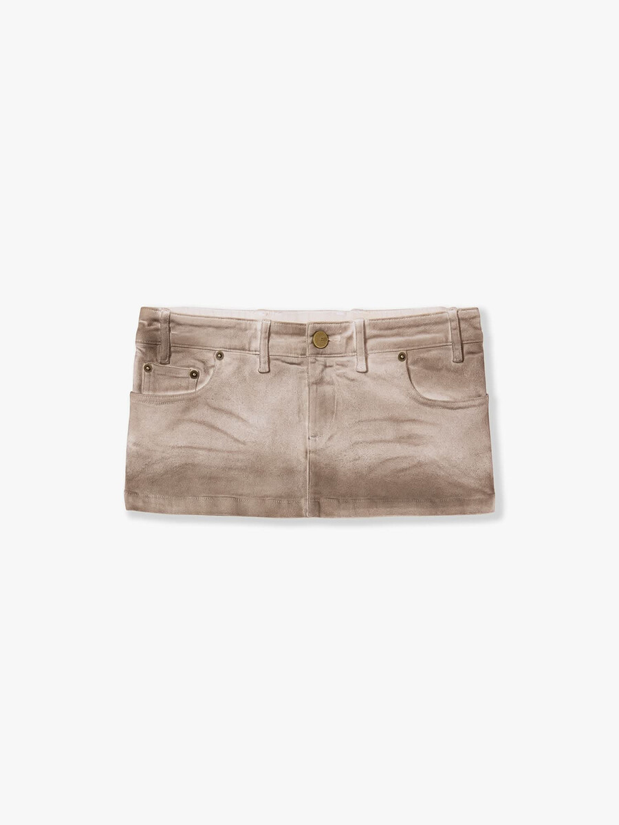 jeans-minirock